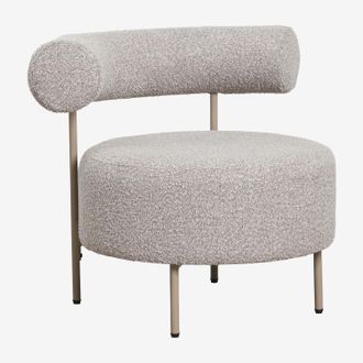 Sklum Pack De 2 Sillones En Tela Boucl&eacute; Arieta Sklum