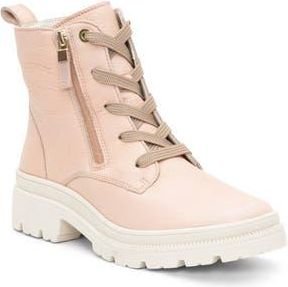 Ara Waterproof Lace-Up Boot in Nude at Nordstrom Rack, Size 6.5