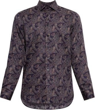 Etro Formal Shirts - Heren - Zakelijke Overhemden - Paars - L - Overhemden