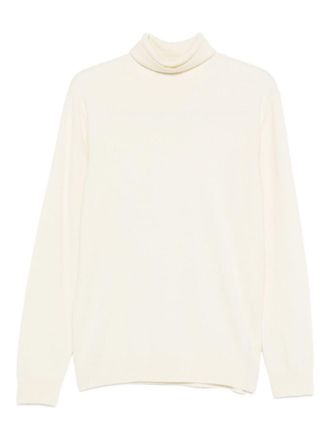 Daniele Fiesoli Cream-Colored Sweater Featuring A Turtleneck