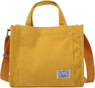 Generic Girls Polyester New Small Square Bag Korean Fashion Portable One Shoulder Crossbod Bag Laptop Messenger & Shoulder Bags (Yellow, One Size)