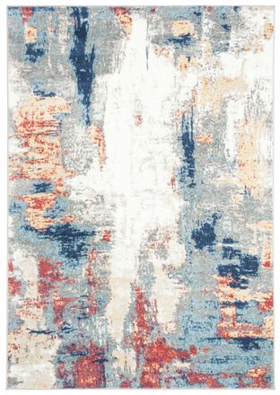 Safavieh Alfombra gris/rojo 160 x 229 cm