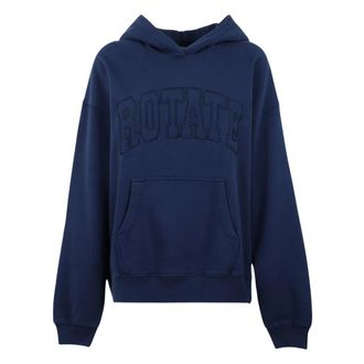 Rotate Rtclassic Sweat Hoodie - Dames - Hoodies - Blauw - XS - Katoen - Hoodies & sweatvesten