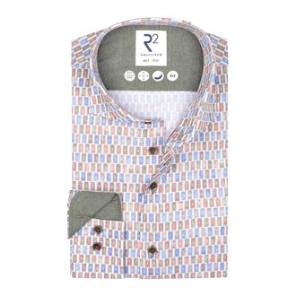 R2 Amsterdam Heren, Overhemden, Veelkleurig, Maat: XL