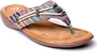 Minnetonka Womens Silverthorne 360 Sandal/Flip Flops,Made with Genuine Leather, Ultra-Light Blown EVA Outsoles, 360° Memory Foam Cushion Insoles, Turquoise Baske