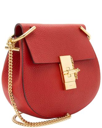 Chlo&eacute; Drew Small Leather Shoulder Bag (Authentic Pre-Loved)