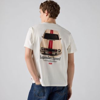 Levi's Relaxed Fit Graphic Tee - Mens - 2XL - Beige / Legendary Speed Egret