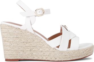 Carvela Womens Bravo Wedge Heels - White - Size UK 8