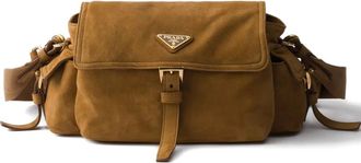 Prada Borsa a spalla Explorer media - Marrone