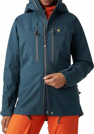 Fj&auml;llr&auml;ven Bergtagen Eco-Shell Jacket In Mountain Blue