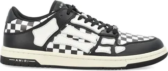 Amiri Black Checkered Low Top Sneakers