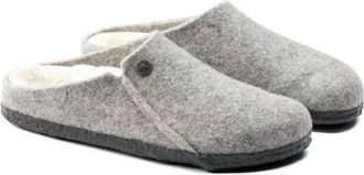 Birkenstock Womens Zermatt Rivet Rivet Slide In Light Grey