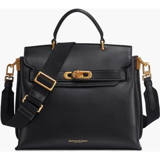 DKNY Bridgehampton Satchel in Blk/gold at Nordstrom