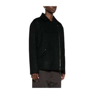 Malo Jassen, Dames, Zwart, 2Xs, Kasjmier, Cashmere Biker Jacket