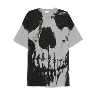 Alexander McQueen Hombre, Camisetas, Gris, Talla: S