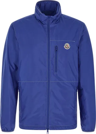 Moncler Blue Polyamide Shell Mens Jacket