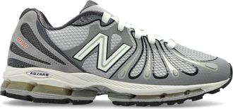 New Balance Slate Grey Textile Upper Sneakers With Visible Cushioning