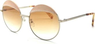 Loewe Ladies Gold Tone Round Sunglasses LW40007U 33F
