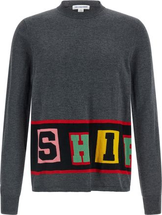 Comme Des Gar&ccedil;ons Mens Intarsia Sweater