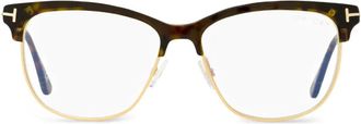Tom Ford Eyewear Occhiali rettangolari - Marrone