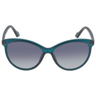 Calvin Klein Blue Gradient Cat Eye Ladies Sunglasses CK19534S 430 58