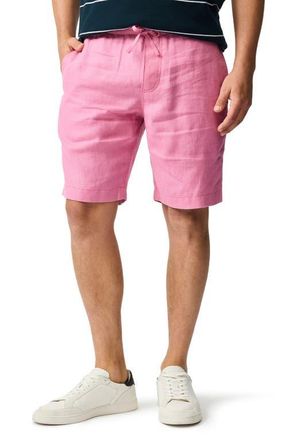 Rodd & Gunn Linen Shorts in Geranium at Nordstrom, Size X-Small