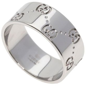 Gucci White Gold (18K) Band Ring (Pre-Owned)