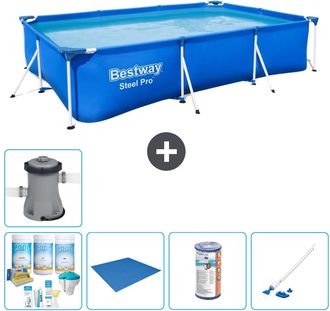 Bestway Piscina Bestway Steel Pro Rectangular - 300x201x66 Cm - 7-piezas S22081