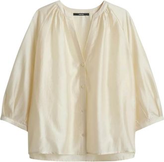 someday Zamida Tuniekblouse - Dames - Blouses & Shirts - Beige - Maat: M Poliester