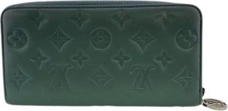 Louis Vuitton Pre-owned Wallets, female, Blue, Size: ONE SIZE Pre-owned Leather Wallet
