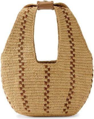 Helen Kaminski Aquarius Raffia Hobo Bag in Natural/nutshell at Nordstrom