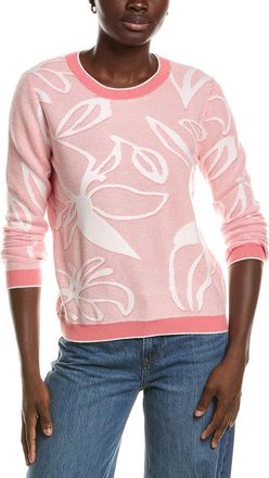 Tyler B&ouml;e Conner Textured Leaves Sweater