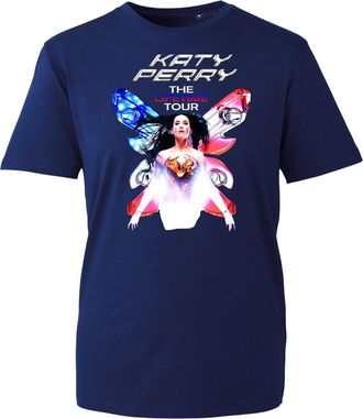 Generic Katy Pretty Concert Perry The Lifetime UK Tour 2025 Concert T-Shirt Band Brit Pop Graphic Print and UK Tour Print Music Fan Merchandise (Navy, XL Year