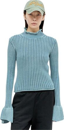 Acne Studios Donna, Maglie, Blu, L, new