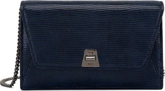 Akris Clutch Anouk con catena - Blu