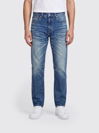 Levi's 502 Mid-Rise 5-Pocket Straight Jeans in Stretch Cotton Denim