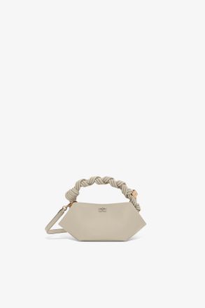Ganni Grey Mini Bou Bag in Light