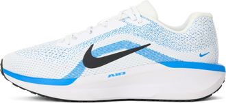 Nike Nike Mens Winflo 11 Road Running Shoes, White/Black/Blue Hero, 7.5 UK