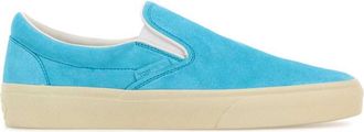 Tom Ford Light Blue Slip On Sneakers