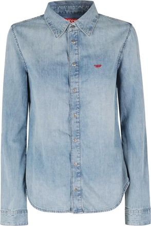 Diesel Donna, Camicette, Blu, S, new