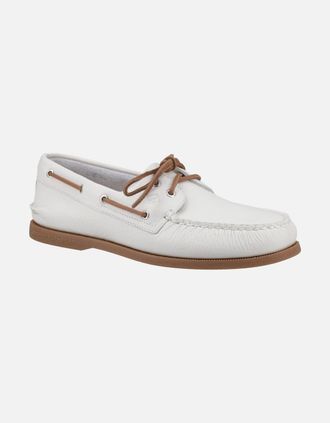 Sperry Top-Sider Mens Authentic Original 2-Eye Mens Boat Shoes - White - Size: 11