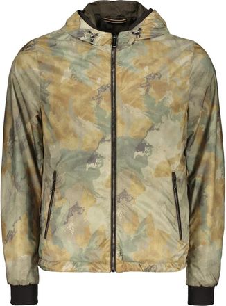 Moorer Jassen, Heren, Veelkleurig, XL, Polyester, Omkeerbare stofjas met verstelbare functies