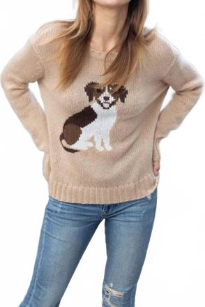 Wooden Ships Toby Crew Sweater In Chai