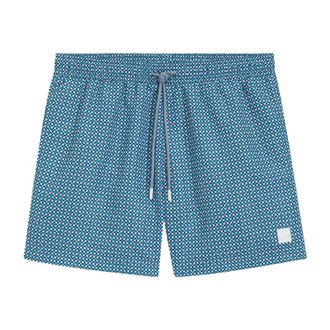 HUGO BOSS Heren Logo Zwemshort (Blauw)