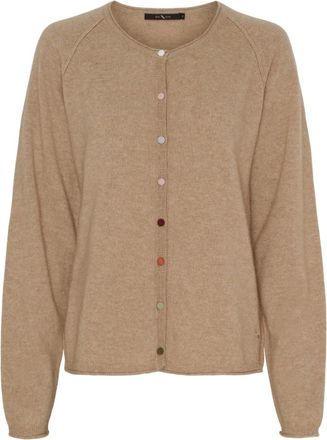 BTF-CPH Alice Cardigan in Cashmere - - Knitwear - Donna - Beige - M