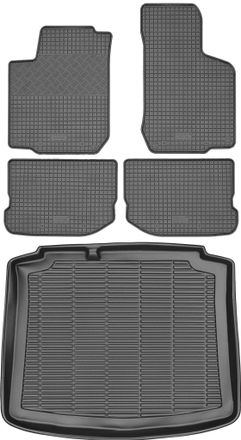 OEM Juego De Alfombrillas De Goma Para Coche Y Alfombrilla Para Maletero Para Volkswagen Golf Iv Hatchback (1997-2003)