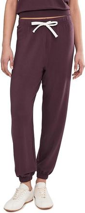 SPLITS59 Andie Oversized Fleece Sweatpants Womens Clothing Dark Cherry : XL, Fleece/Modal/Spandex