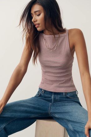 Maeve Boat-Neck Tank Top