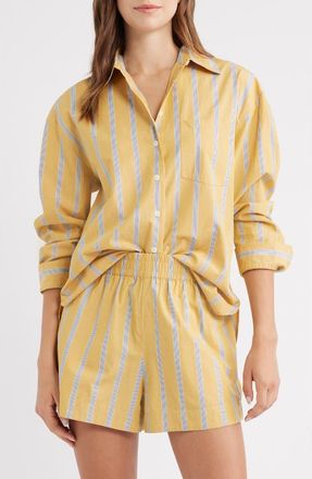 Madewell The Easy Shirt in Chantrelle at Nordstrom, Size Xx-Large