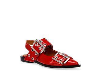Steve Madden Graya Womens Flat Shoes Red Patent : 7.5 M, Leather